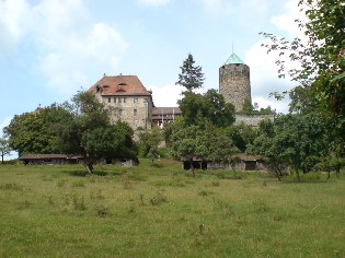 Altm&uuml;hltal-Radweg: Burg in Colmberg