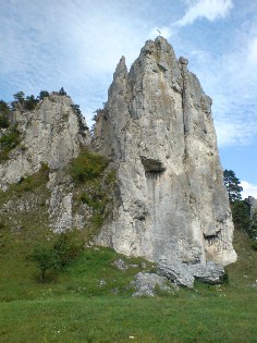 Burgsteinfelsen bei Dollnstein - Altm&uuml;hltal-Radweg