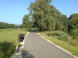 Altm&uuml;hltal-Radweg in Eichst&auml;tt