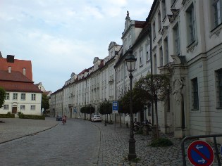 Residenzplatz in Eichst&auml;tt - Altm&uuml;hltal-Radweg