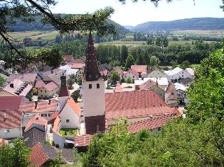 Wehrkirche in Kinding - Altm&uuml;hltal-Radweg