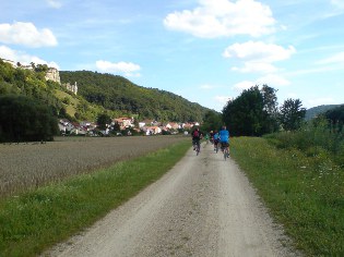 Unterwegs auf dem Altm&uuml;hltal-Radweg - hier bei Meihern