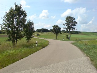 Altm&uuml;hltal-Radweg bei Meuchlein