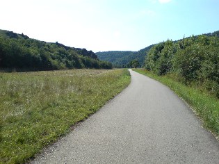 Altm&uuml;hltal-Radweg unweit von Pfalzpaint