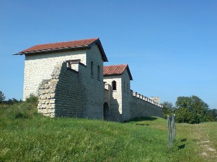Kastell Vetoniana in Pf&uuml;nz - Altm&uuml;hltal-Radweg