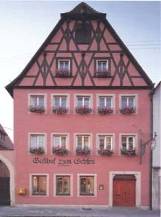 Gasthof zum Ochsen, Rothenburg, Altm&uuml;hl-Radweg