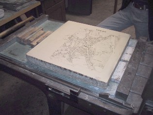 Lithografie - Altm&uuml;hltal-Radweg