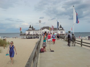 Radweg Berlin - Usedom: Seebr&uuml;cke in Ahlbeck
