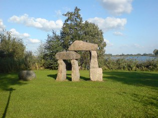 Radweg Berlin - Usedom: 'Hartgestein' in Angerm&uuml;nde