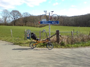 Radhinweis bei Bockholmwik