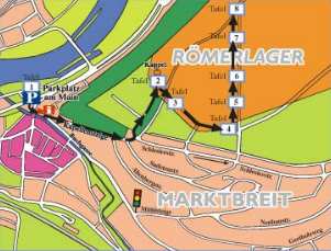 R&ouml;merlager in Marktbreit, Main-Radweg