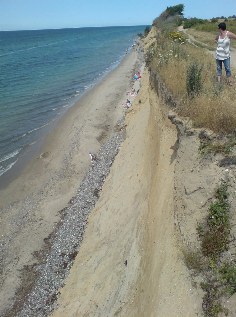 Steilk&uuml;ste in Ahrenshoop