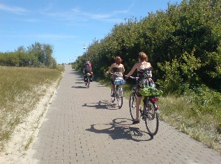 Unterwegs auf dem Ostsee-Radweg bei Graal-M&uuml;ritz