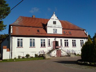 Unterwegs auf dem Ostsee-Radweg in Gro&szlig; Schoritz auf der Insel R&uuml;gen