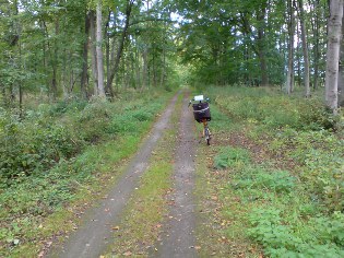 Ostsee-Radweg unweit von Ketelshagen auf der Insel-R&uuml;gen