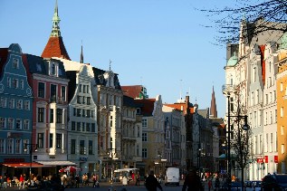 Kr&ouml;peliner Stra&szlig;e in Rostock
