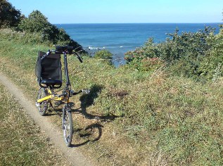 Ostsee-Radweg bei Varnkevitz auf R&uuml;gen