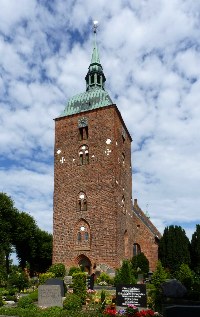 St.-Nicolai-Kirche in Burg auf Fehmarn, Ostseek&uuml;sten-Radweg