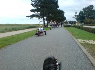 Radler-Promenade in Haffkrug, Ostseek&uuml;sten-Radweg