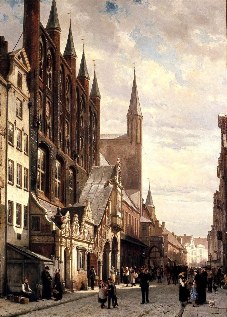 Rathaus in L&uuml;beck, Ostseek&uuml;sten-Radweg